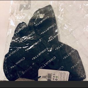 Coquette Other - Wet Look Bra Top Black OS Vinyl Coquette Other - Wet Look Bra Top Black OS Vinyl